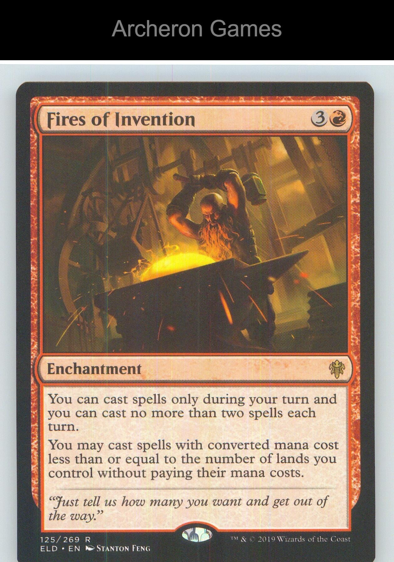 Fires of Invention ELD 125 R MTG Card NM/EX+