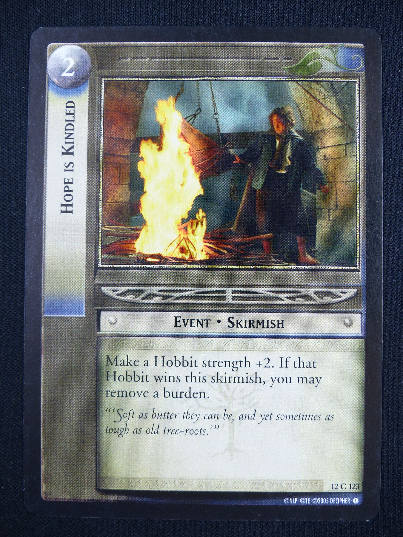 Hope is Kindled 12 C 123 - LotR Card #18Q