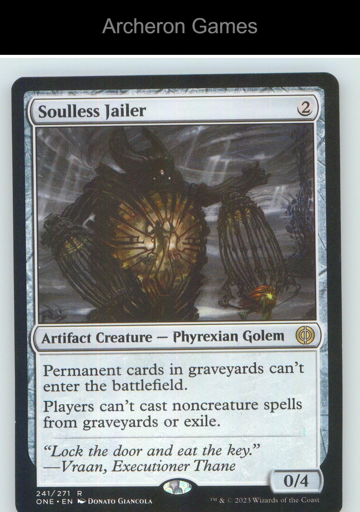 Soulless Jailer ONE 241 R MTG Card NM/EX+