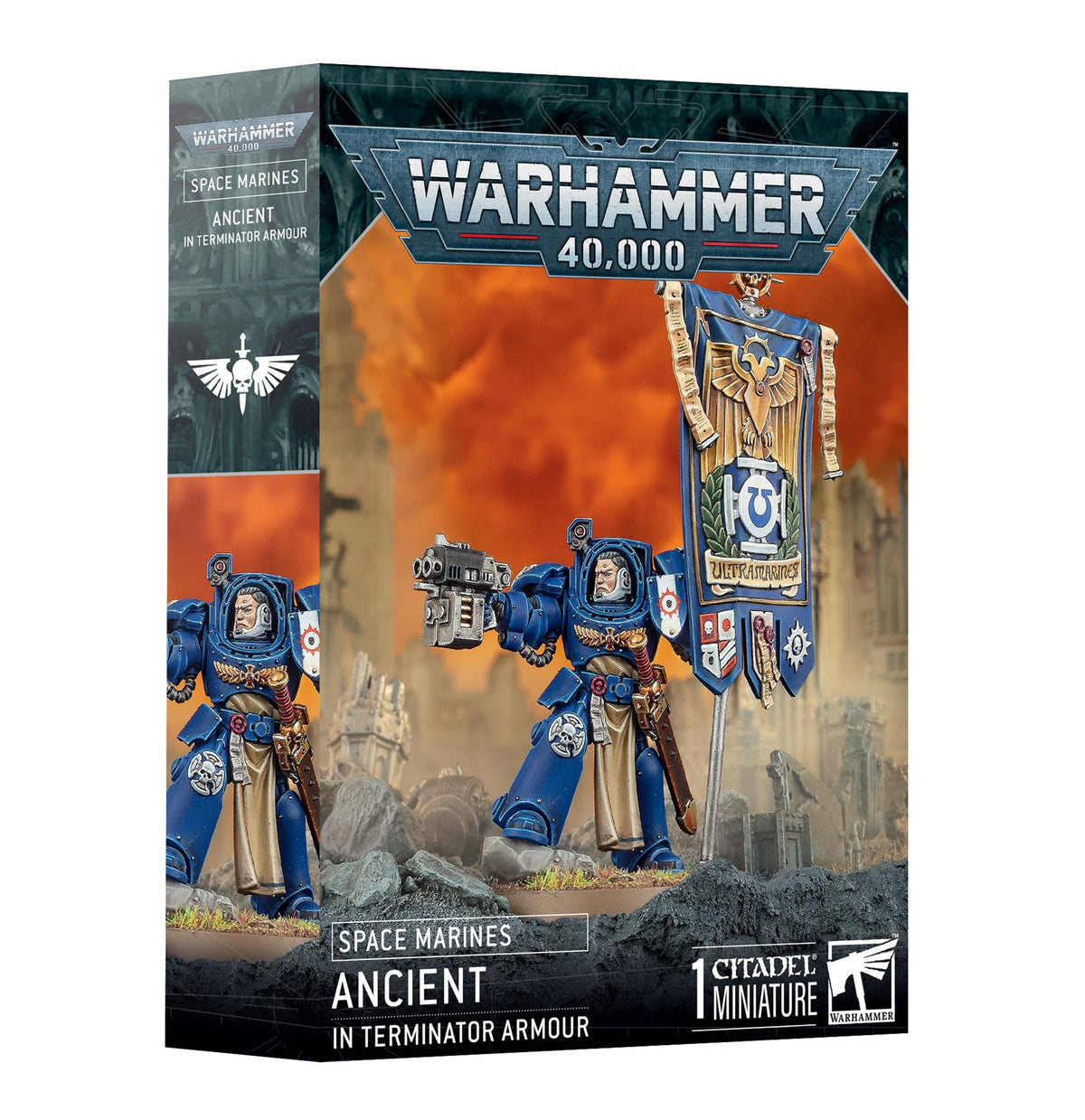 Ancient in Terminator Armour - Space Marines - Warhammer: 40K