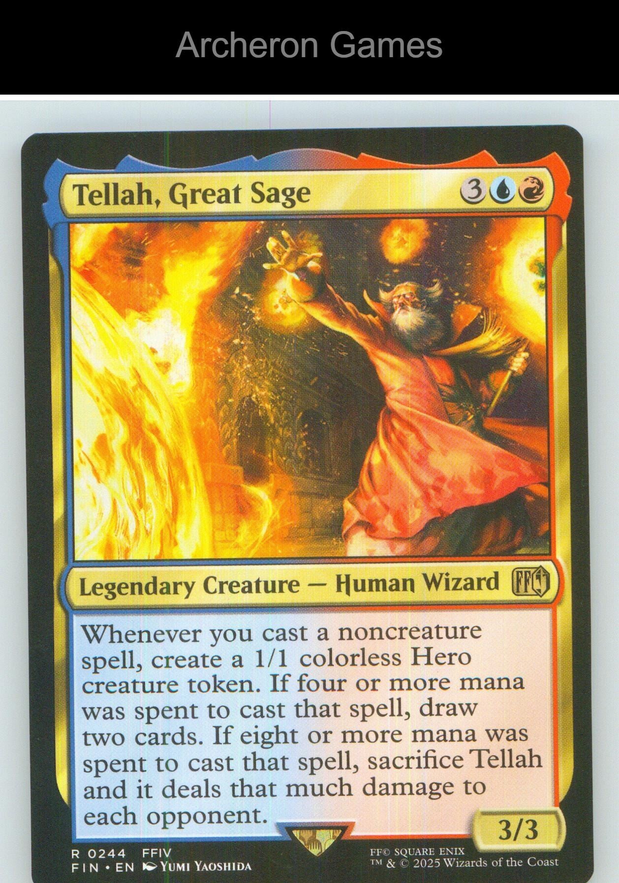 Tellah, Great Sage FIN 244 R MTG Card NM/EX+
