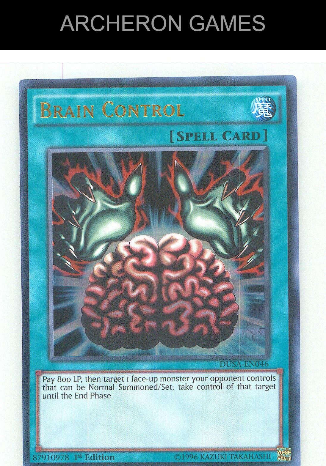 Brain Control Ultra Rare YUGIOH Card 1st Edition