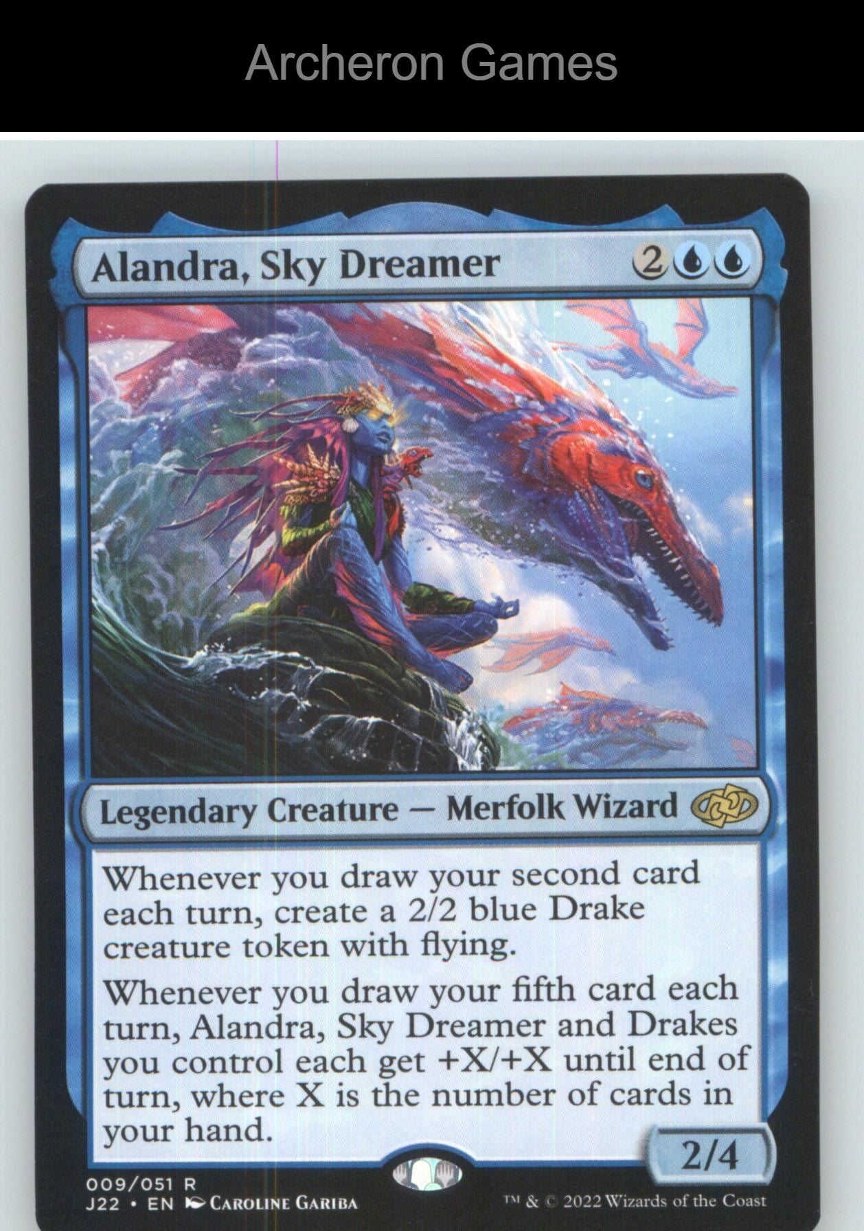 Alandra, Sky Dreamer J22 9 R MTG Card NM/EX+