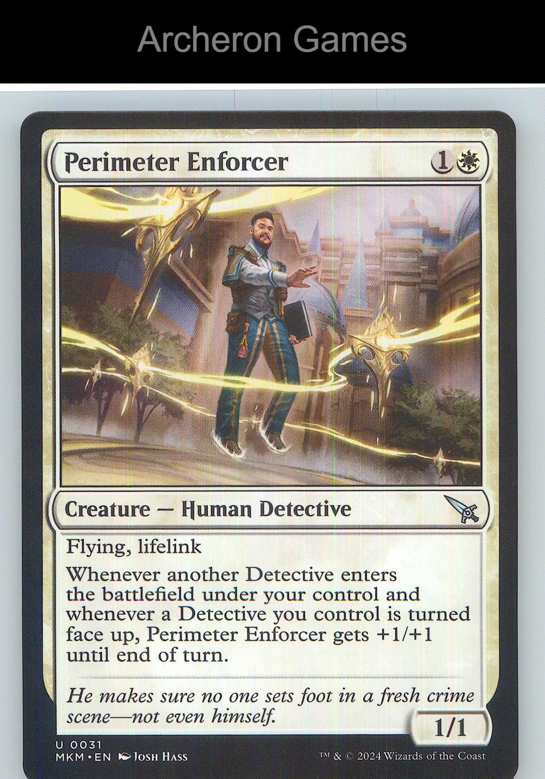 Perimeter Enforcer MKM 31 UC MTG Card NM/EX+