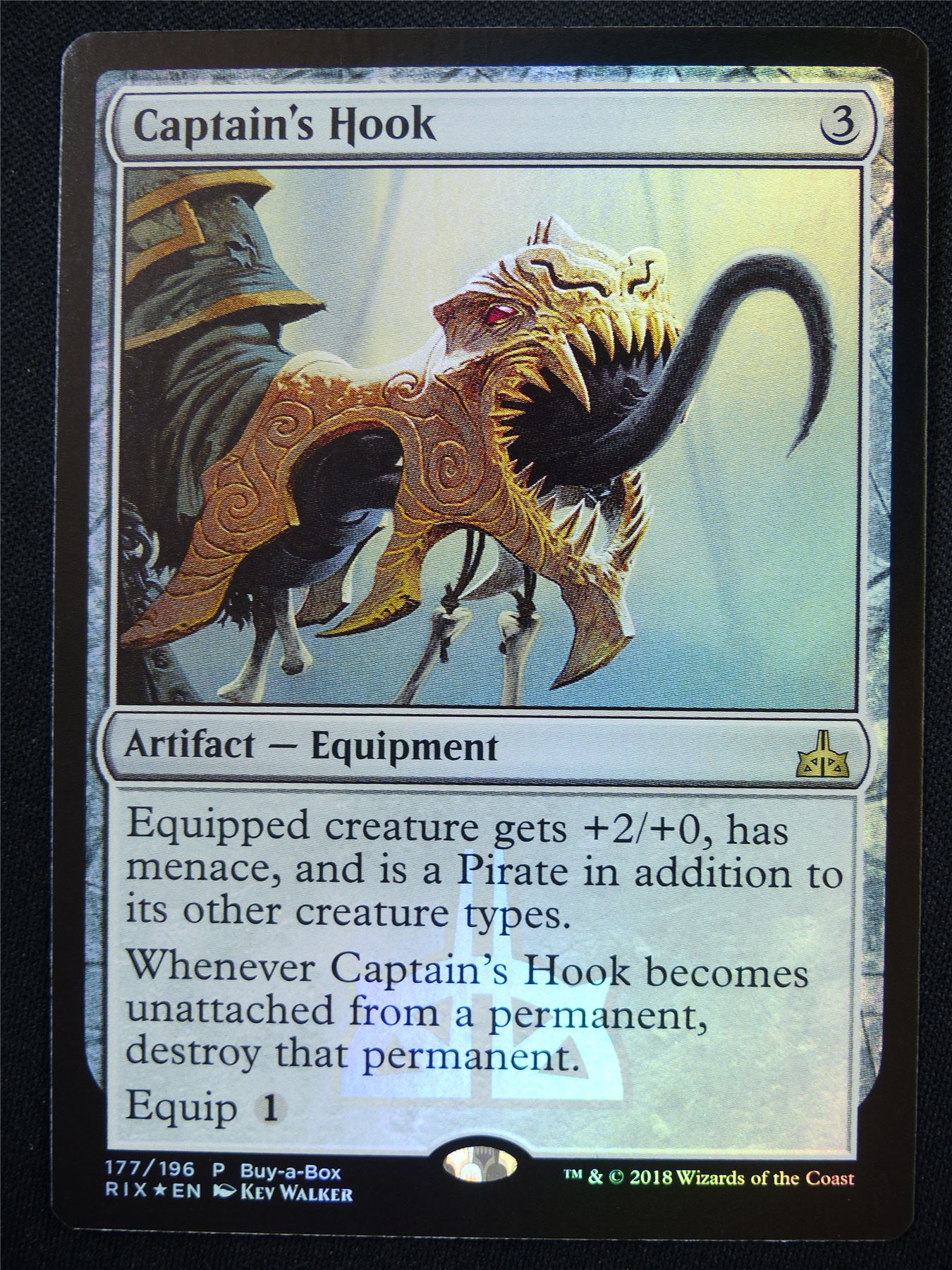 Captain's Hook Promo Foil - RIX - Mtg Card #2IG