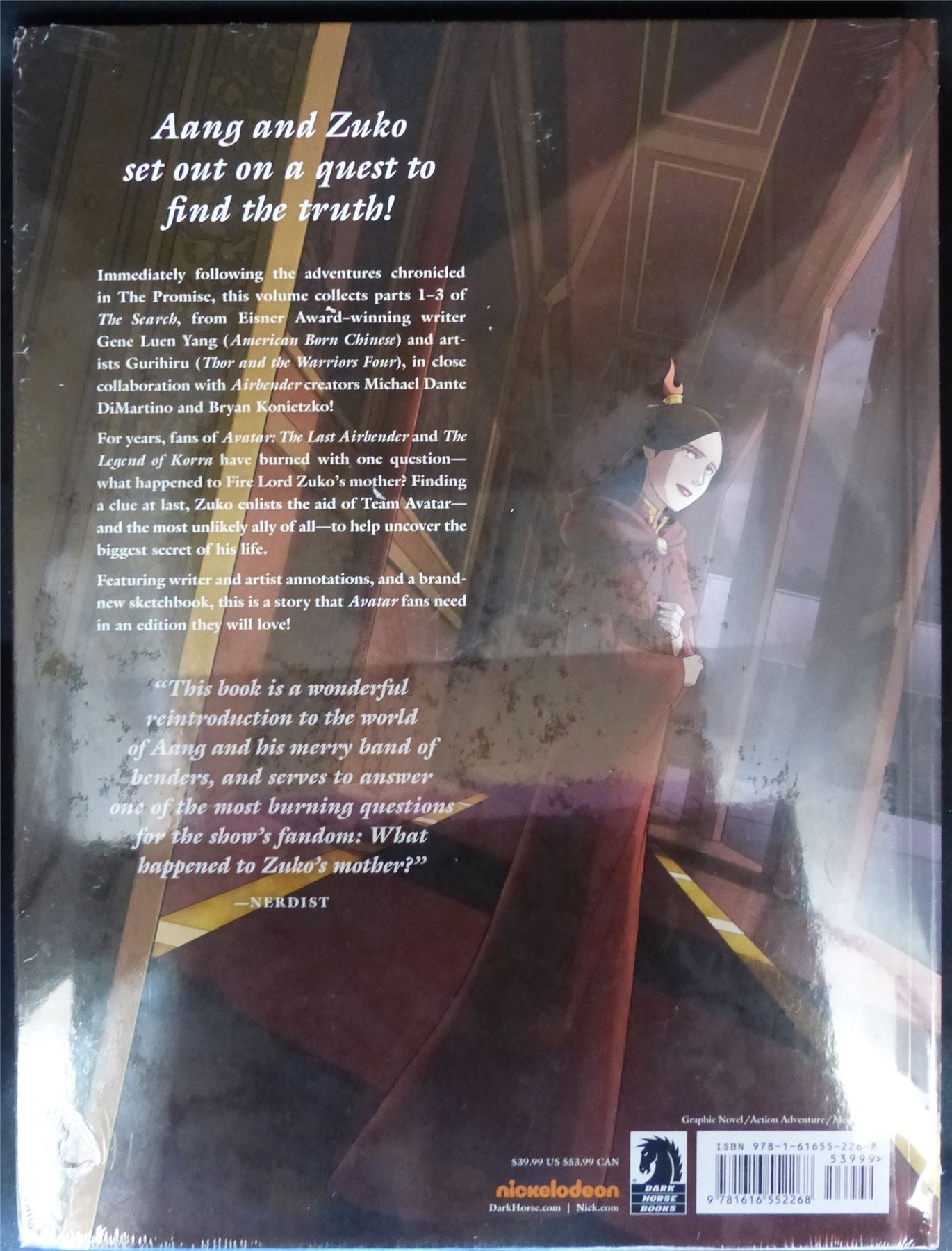 AVATAR The Last Airbender: The Search - Dark Horse Graphic Hardback #M8