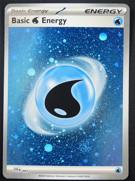 Basic Water Energy 003 Cosmos Holo - Pokemon Card #5K4