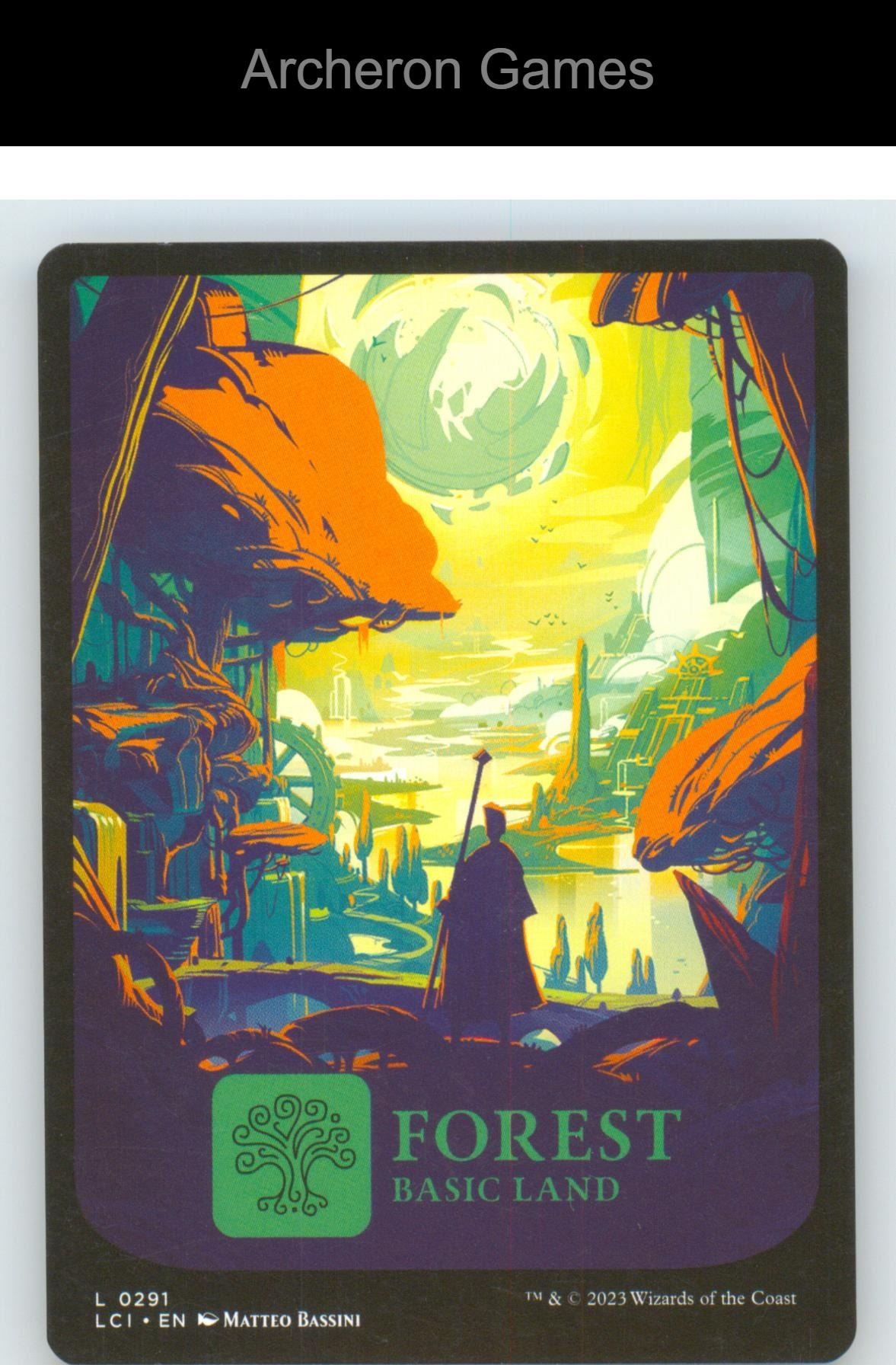 Forest (0291) LCI 291 Land MTG Card The Lost Caverns of Ixalan
