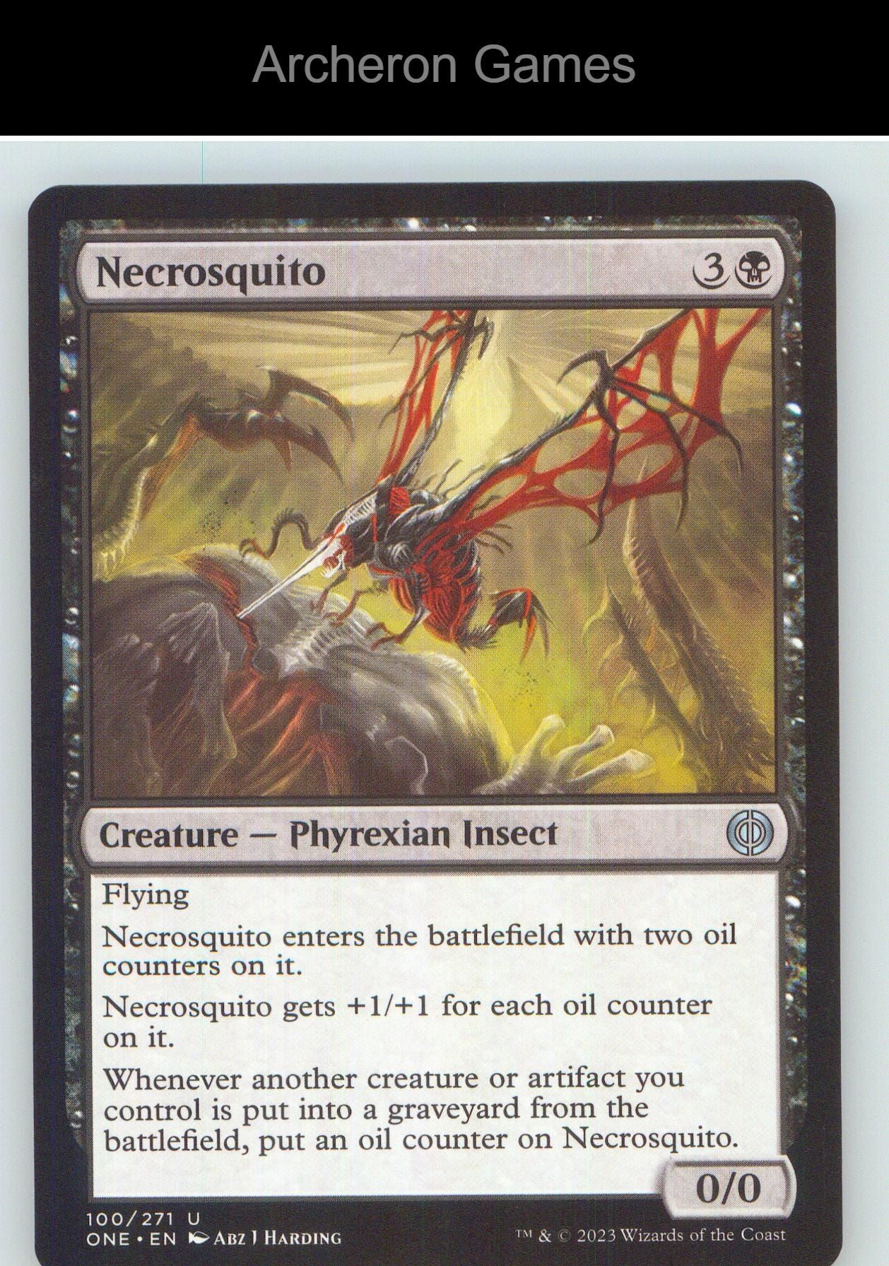 Necrosquito ONE 100 UC MTG Card NM/EX+
