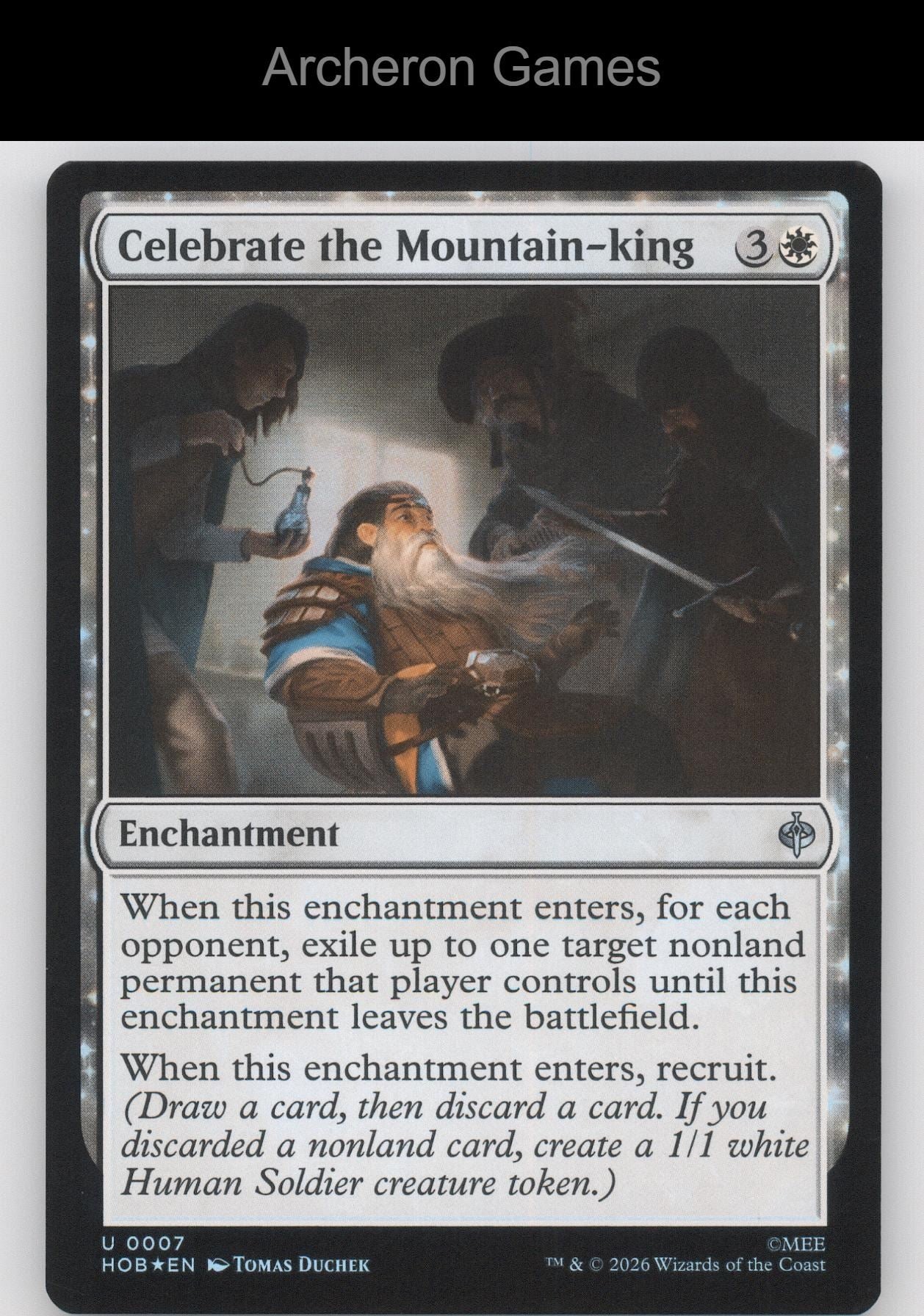 Celebrate the Mountain-king HOB 7 UC MTG Card The Hobbit