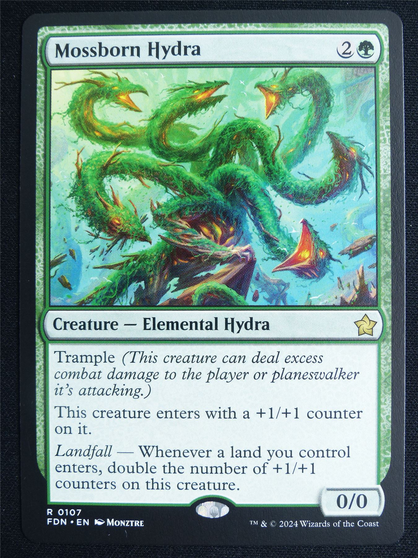 Mossborn Hydra - FDN - Mtg Card #4NH