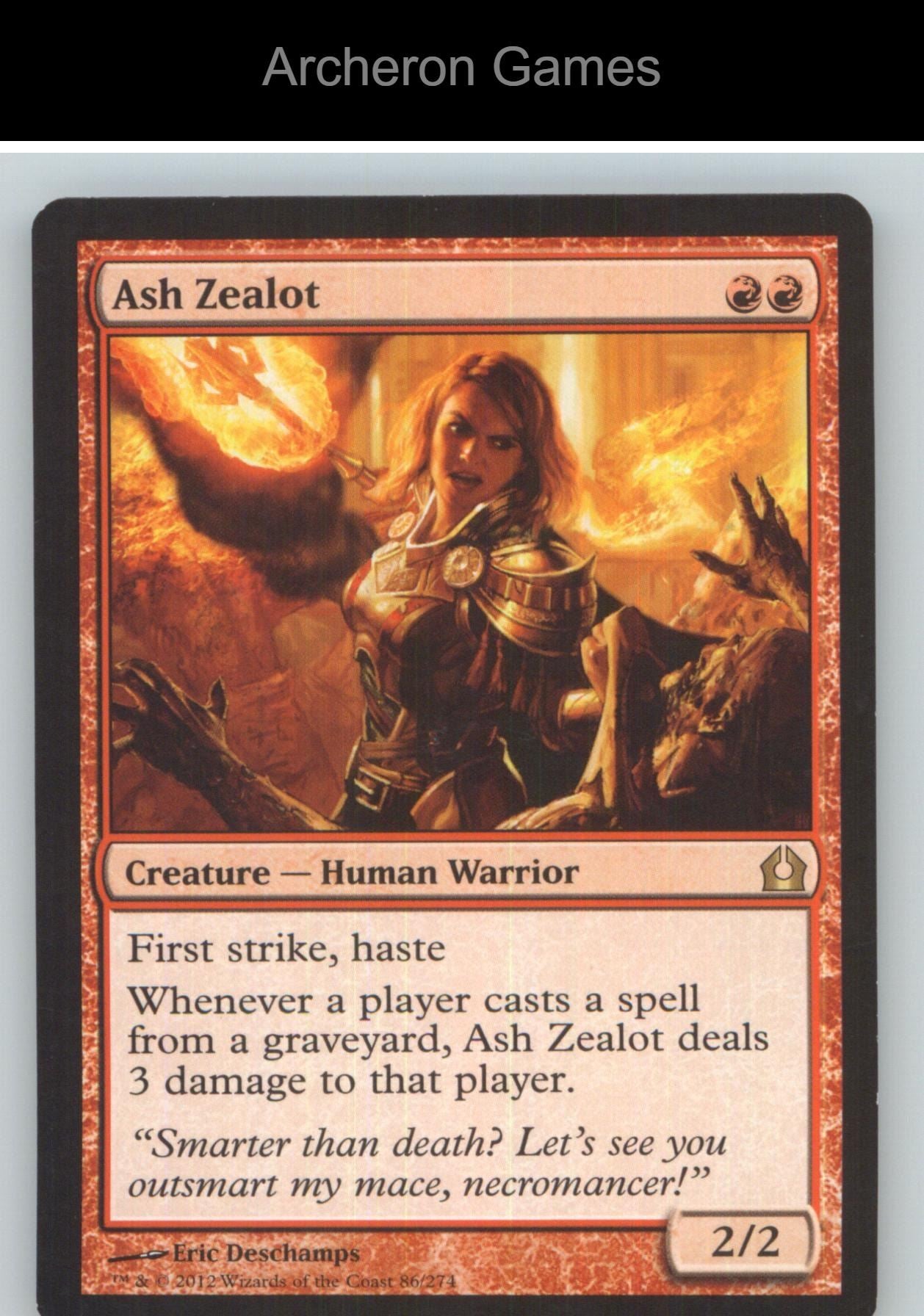 Ash Zealot RTR 86 R MTG Card NM/EX+