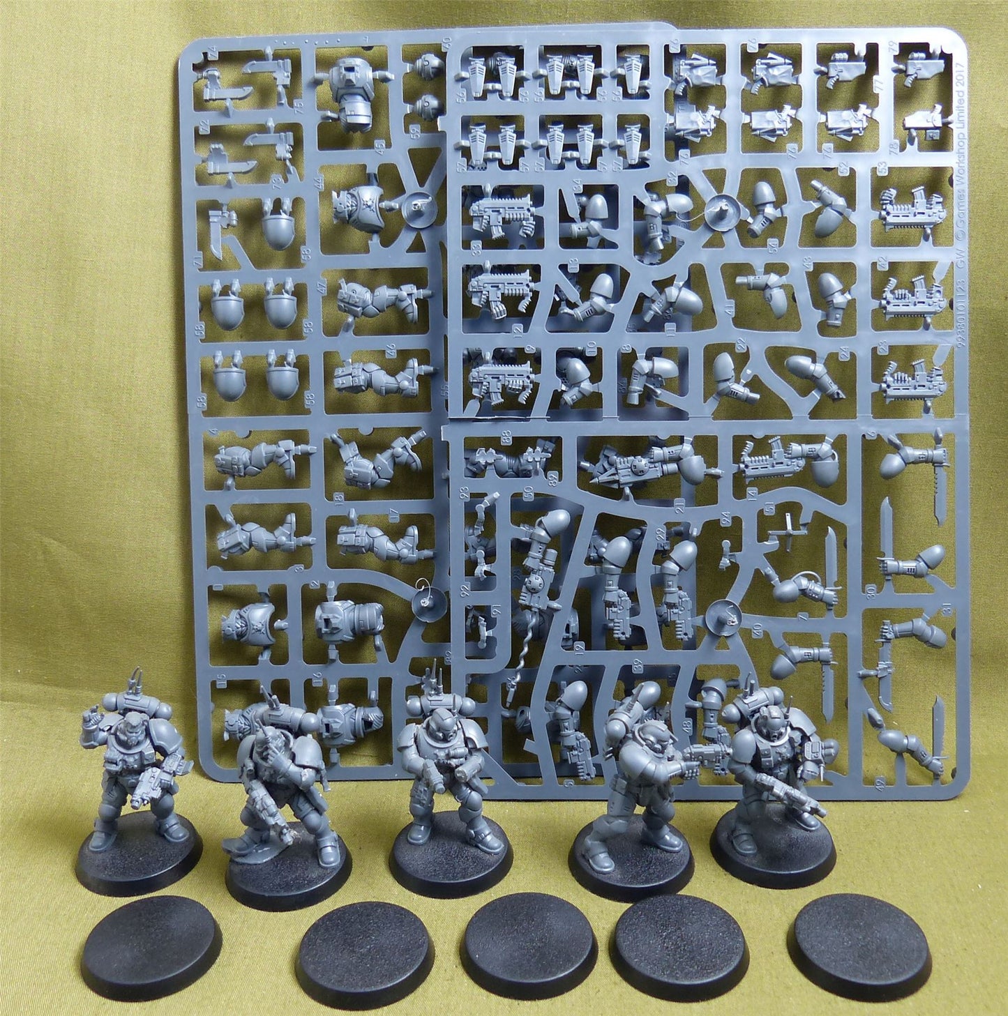 Intercessors Sprue part built - Space Marine - Warhammer 40K #4Q3
