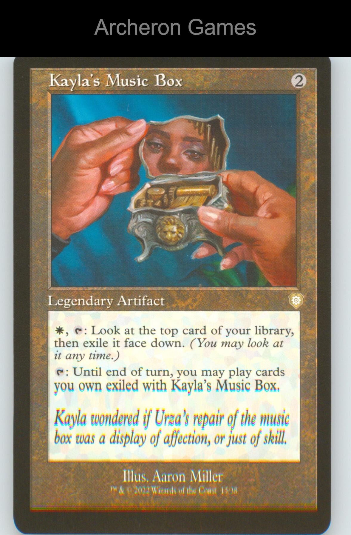 Kayla's Music Box (Retro Frame) BRC 15 R MTG Card NM/EX+