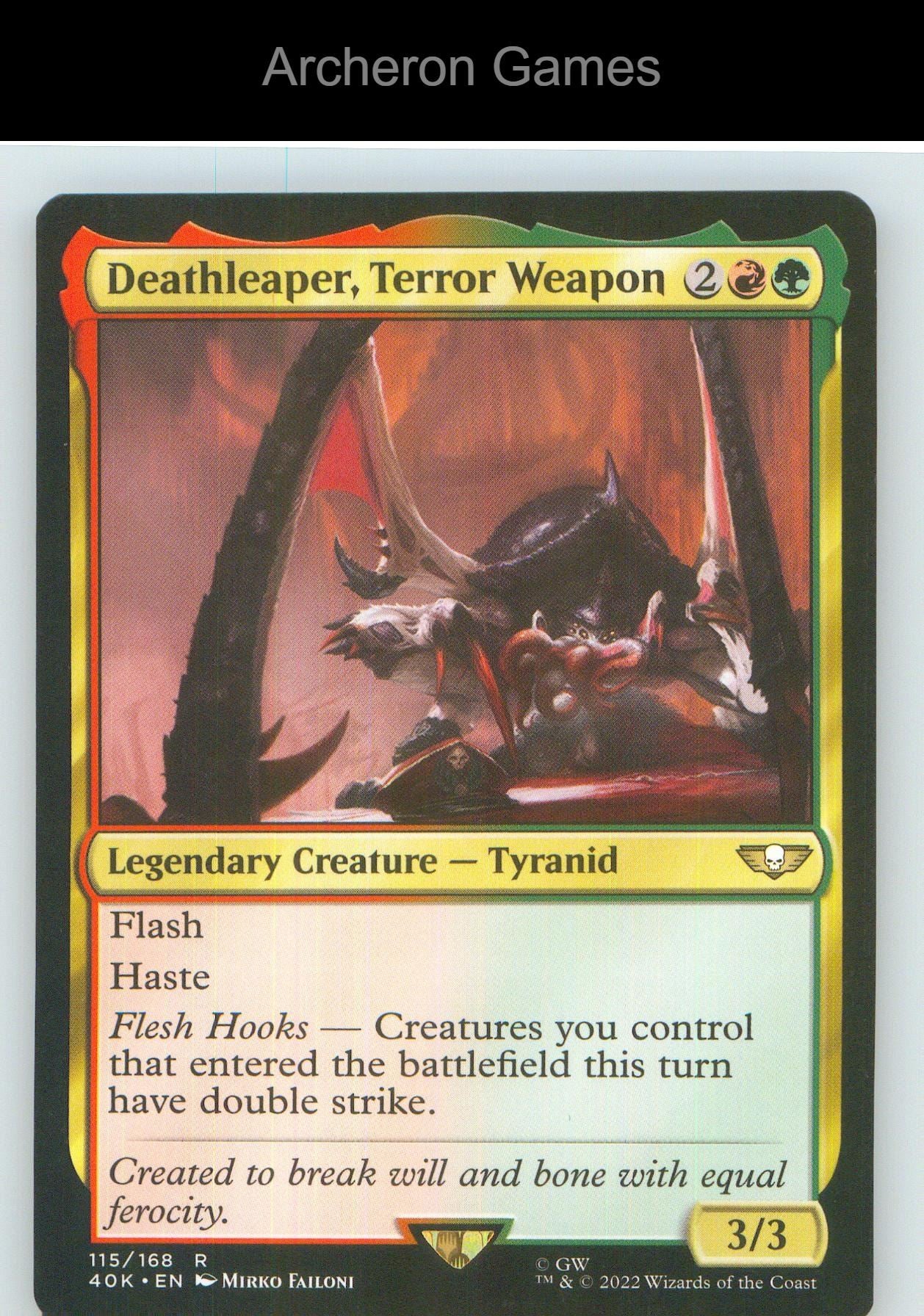 Deathleaper, Terror Weapon 115 R MTG Card NM/EX+