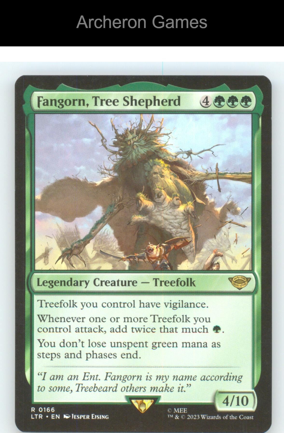Fangorn, Tree Shepherd LTR 166 R MTG Card NM/EX+