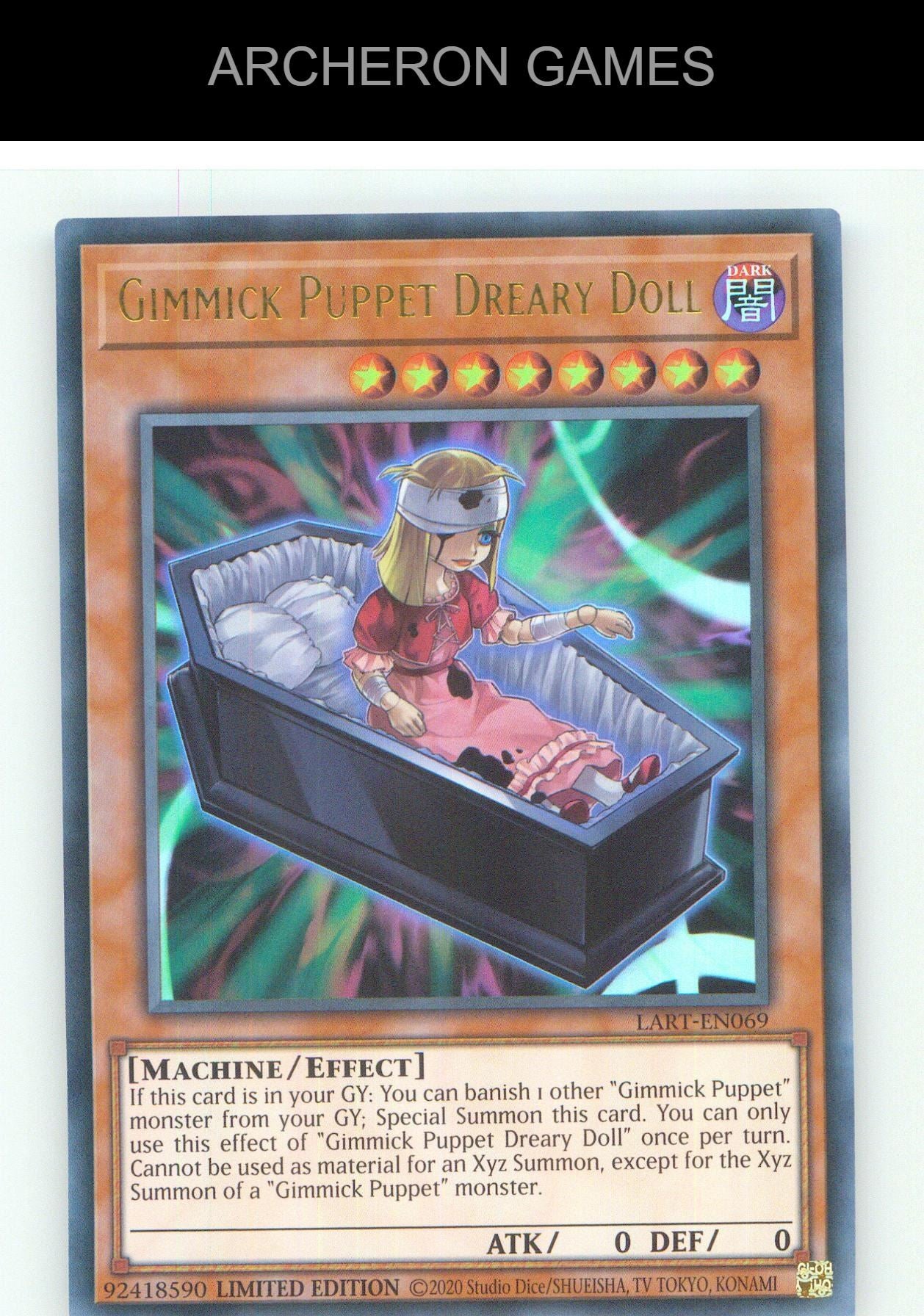 Gimmick Puppet Dreary Doll UR YUGIOH Card Limited