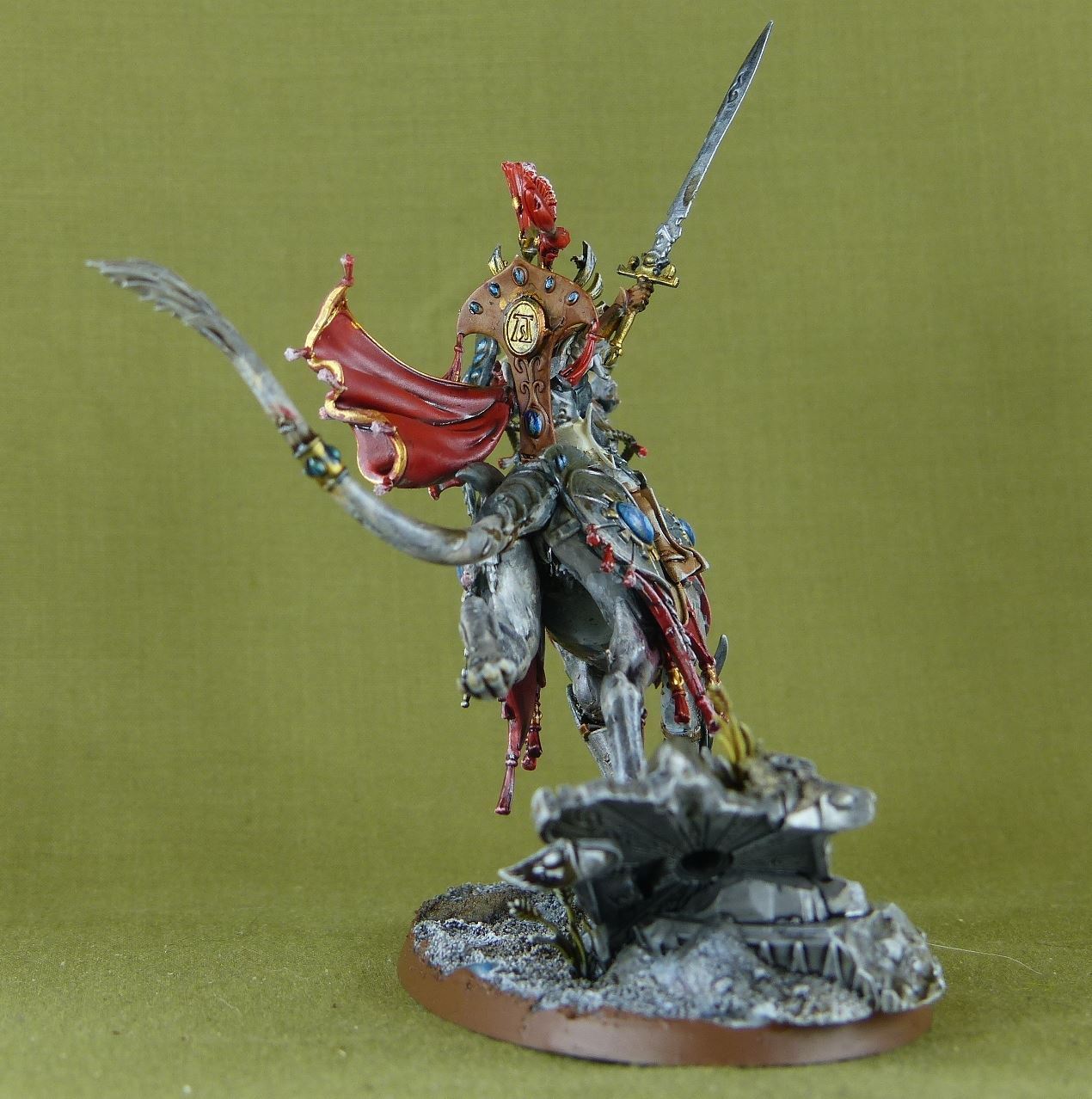 Lyrior Uthralle - Warden of Ymetrica - Lumineth Realm-Lords - Painted - Warhammer AoS #G7