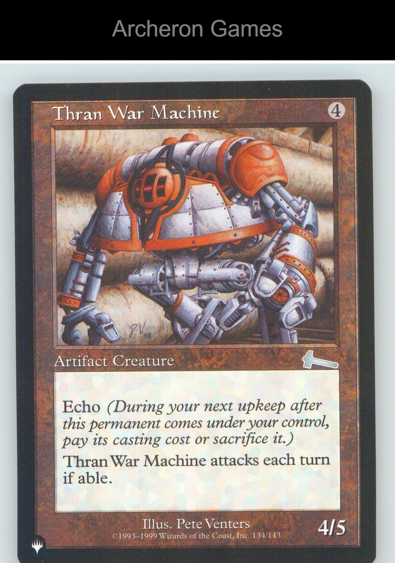 Thran War Machine ULG 134 UC MTG Card NM/EX+