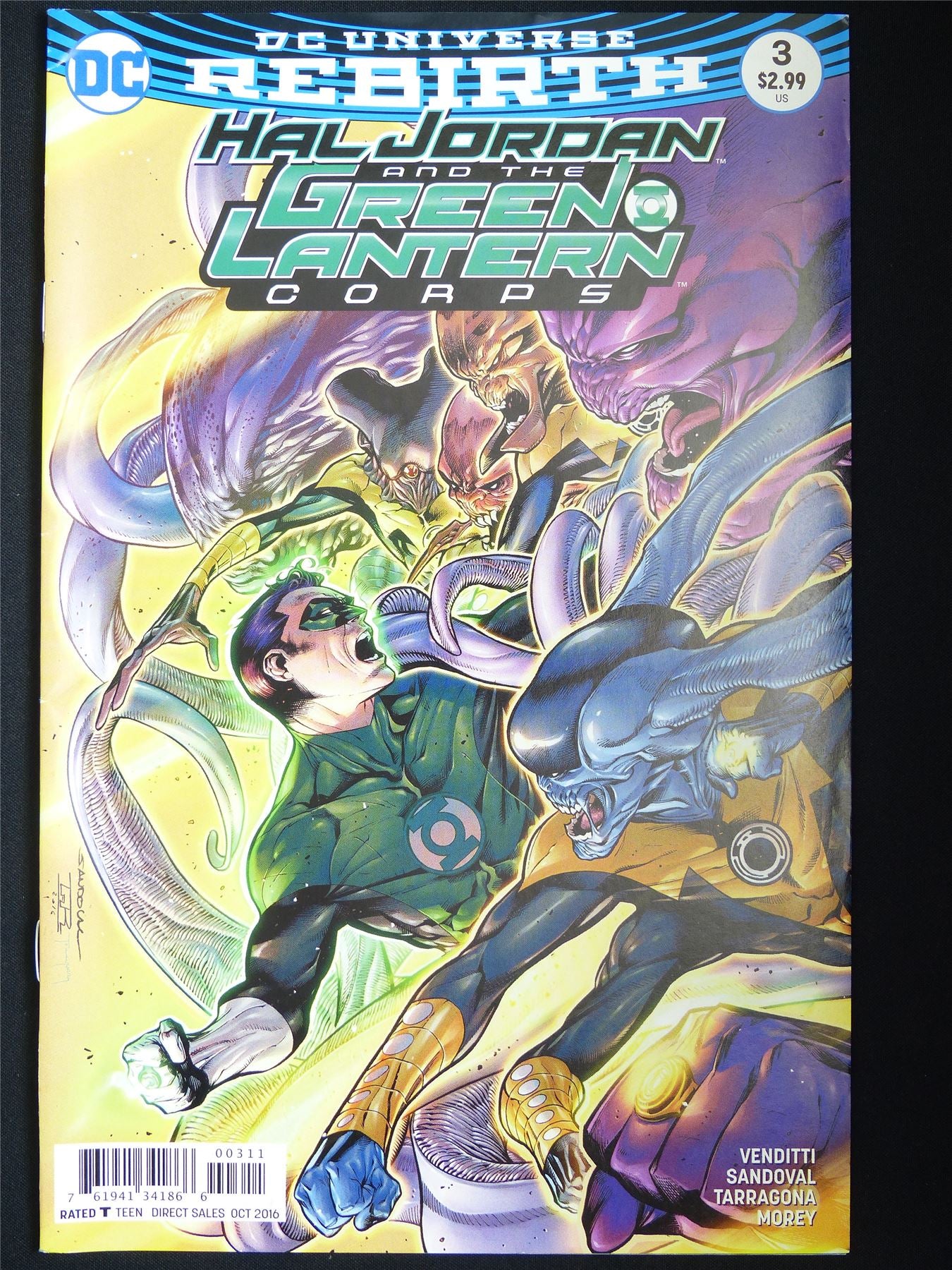 Hal Jordan and the GREEN Lantern Corps #3 Rebirth - DC Comic #68E