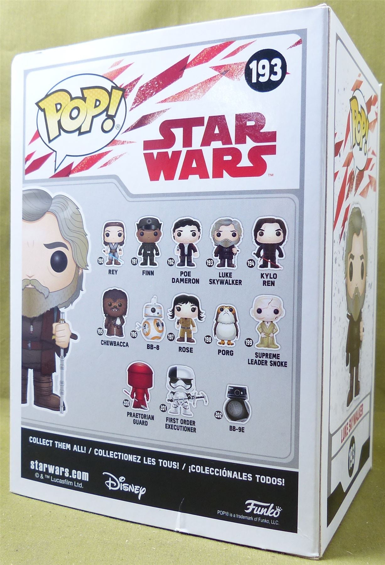 Luke Skywalker 193 - Star Wars - Funko Pop! Figure #6AR