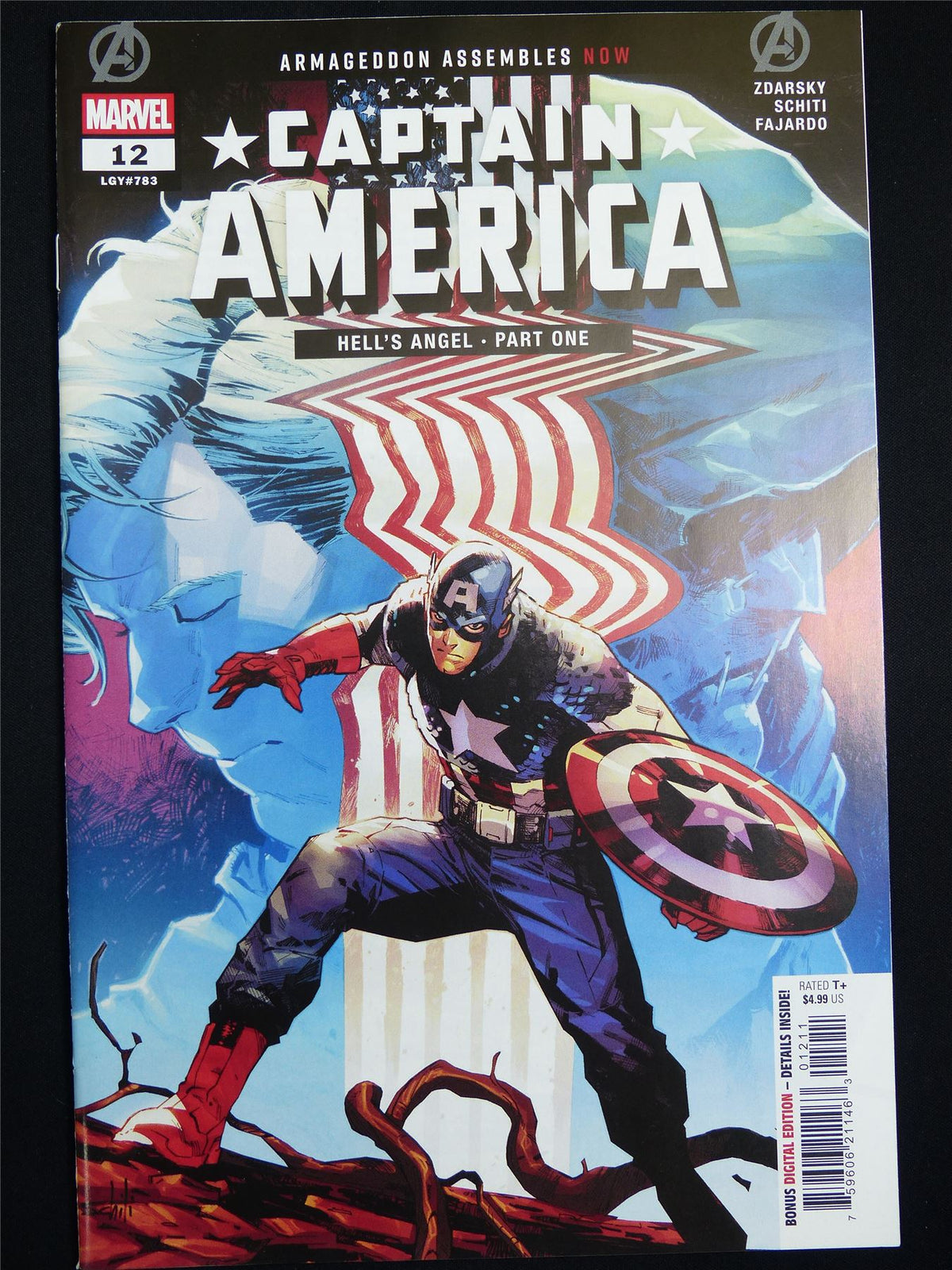 CAPTAIN America Hell's Angel part one #12 Cvr A - Marvel Comic #3EF