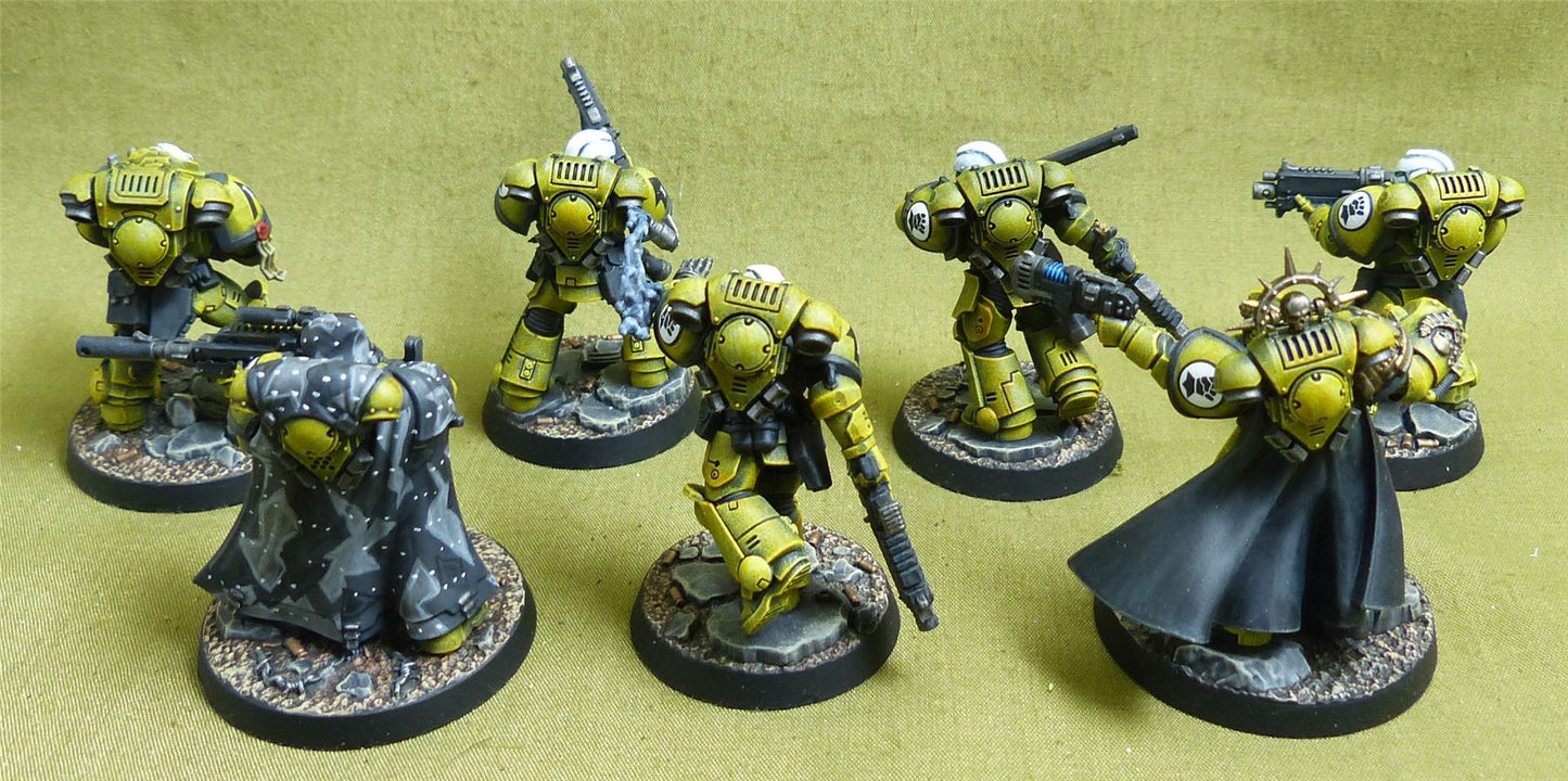 Angels of Death Kill Team painted - Imperial Fist - Warhammer 40K #4Y0