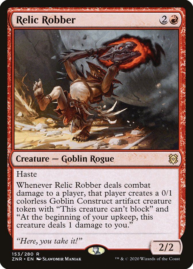 Mtg: ZNR : Relic Robber - - NM