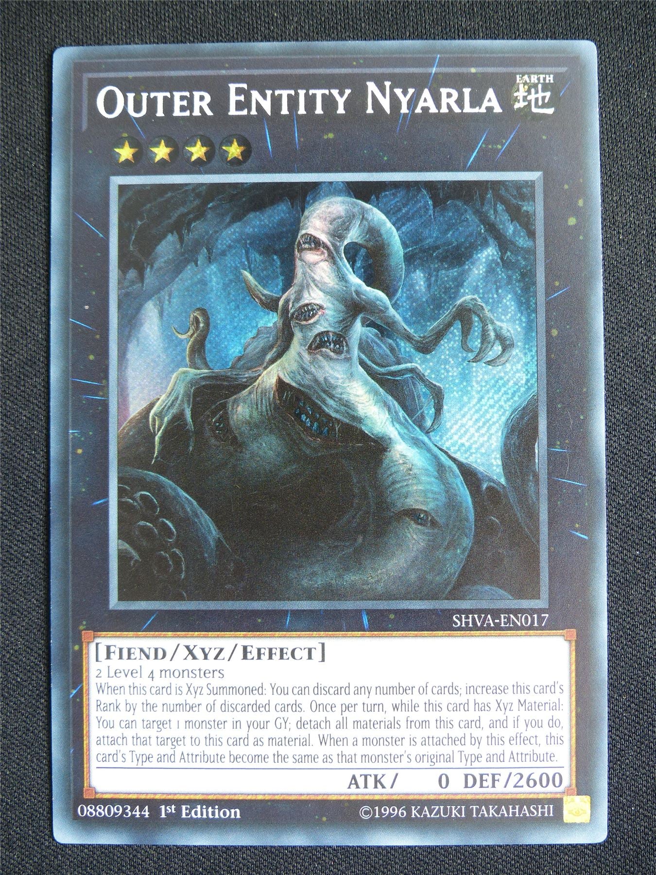 Outer Entity Nyarla SHVA Secret Rare - 1st ed Yugioh Card #4ZS