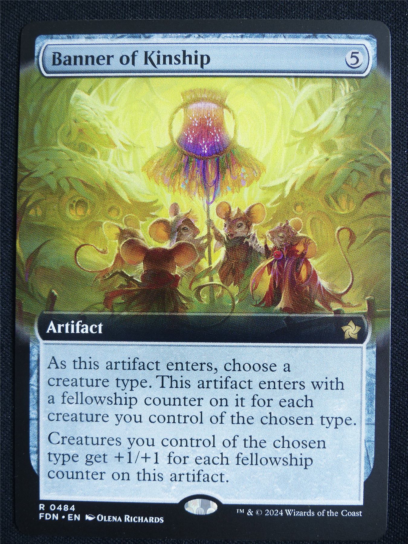 Banner of Kinship Extended Art - FDN - Mtg Card #3GH