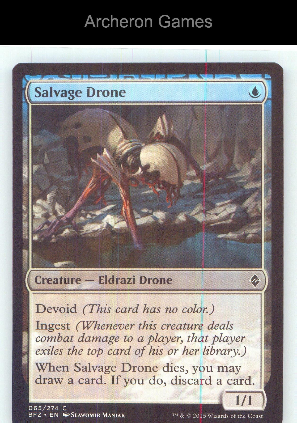 Salvage Drone BFZ 65 C MTG Card NM/EX+