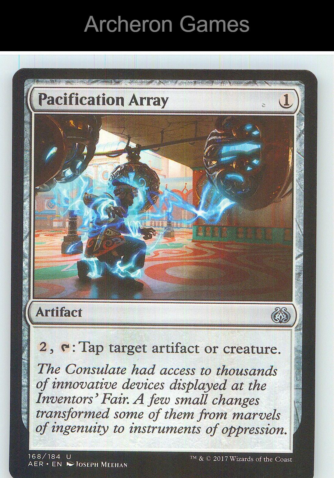 Pacification Array AER 168 UC MTG Card NM/EX+