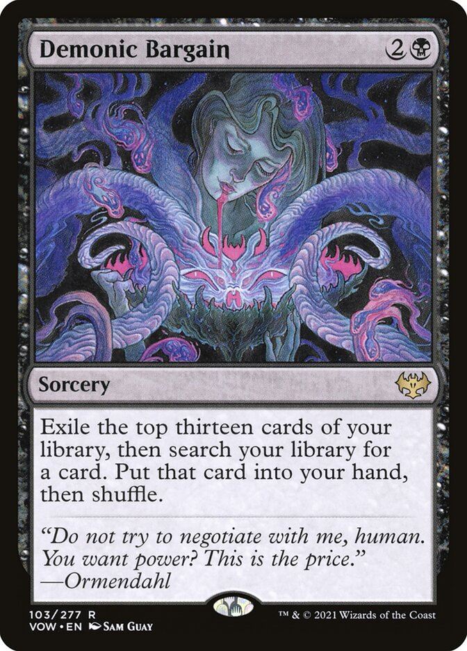 Mtg: VOW : Demonic Bargain - - NM