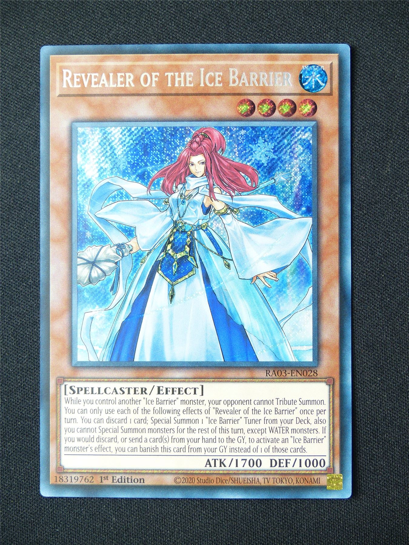 Revealer of the Ice Barrier RA03 Secret Rare - 1st ed Yugioh Card #6HG