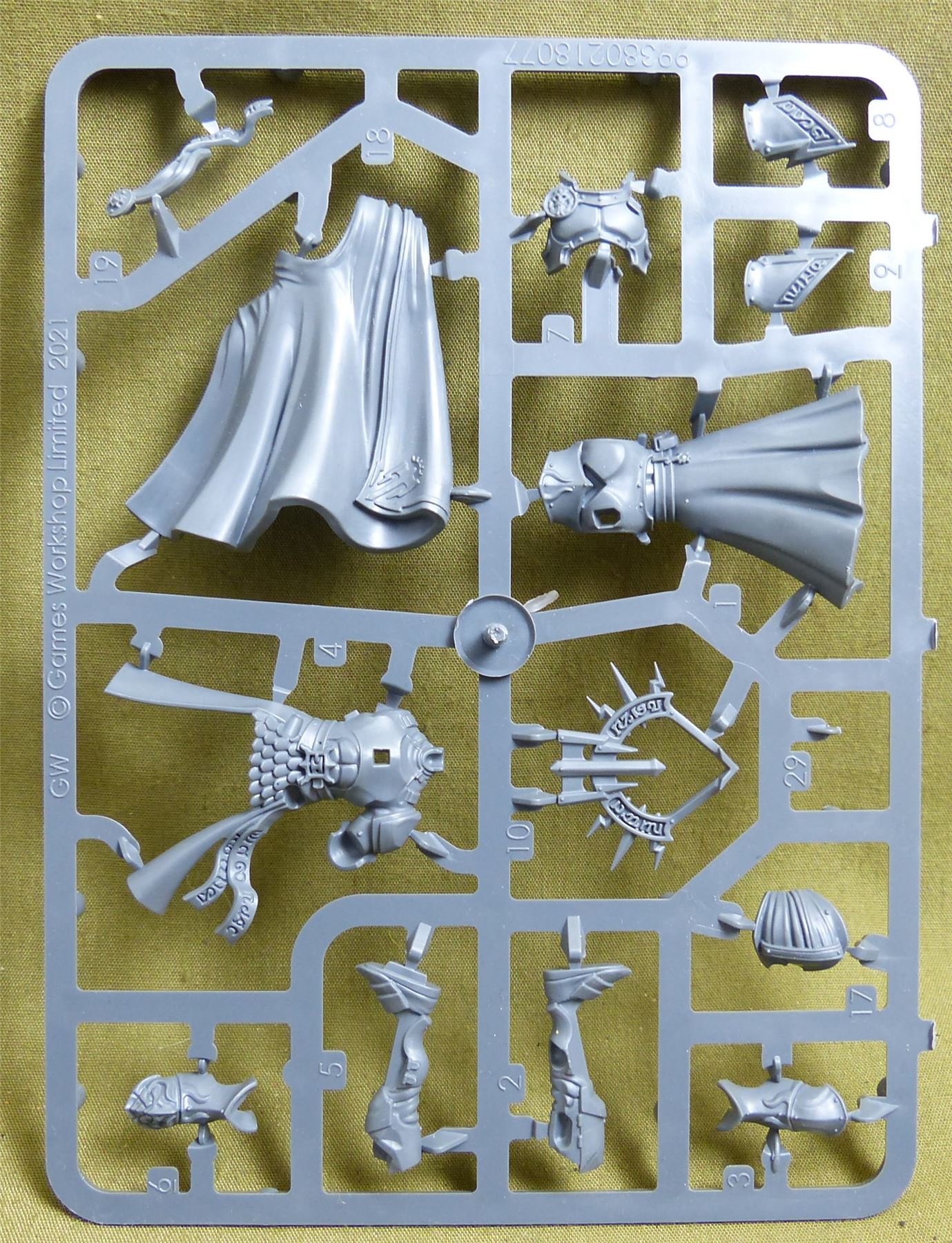Lord-Commander Bastian Carthalos complete sprue - Stormcast Eternals - Warhammer AoS #4A9