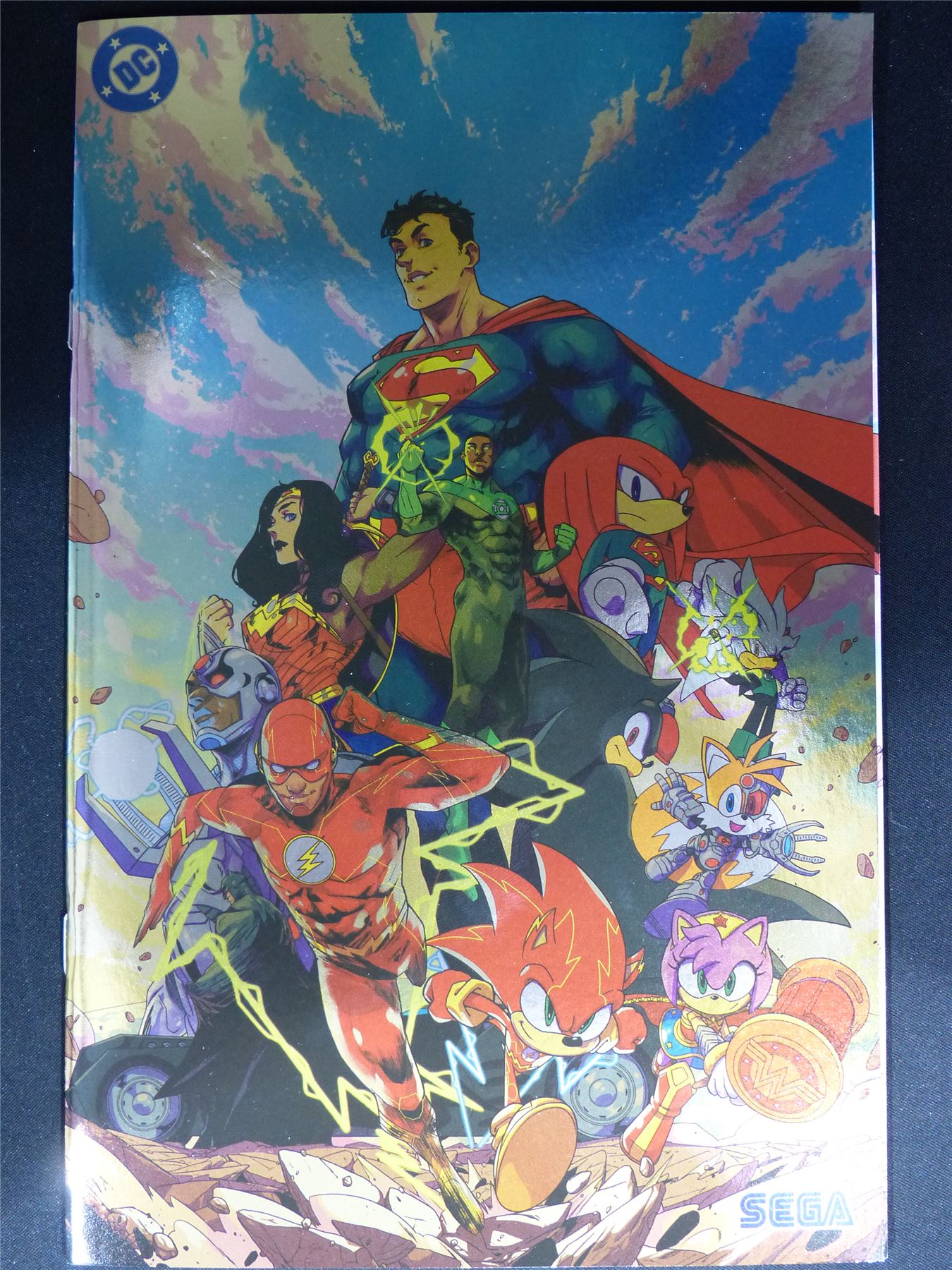 DC x SONIC The Hedgehog: Metal Legion #1 Cvr E Foil - DC Comic #3WJ