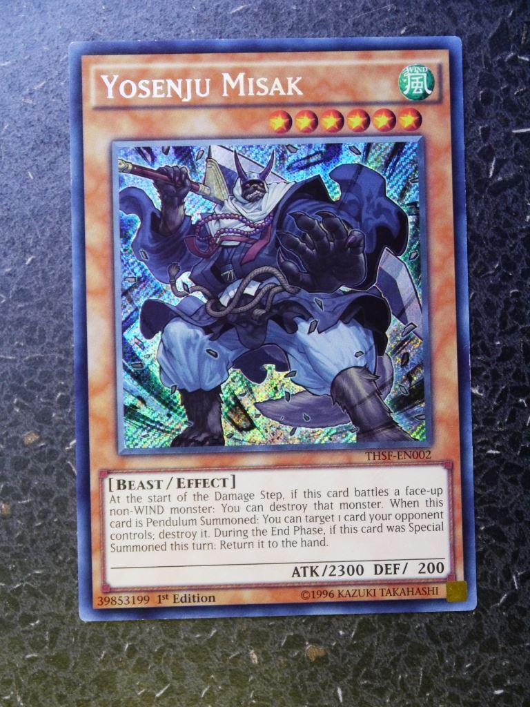 Yugioh Cards:YOSENJU MISAK THSF SECRET RARE # 2E46