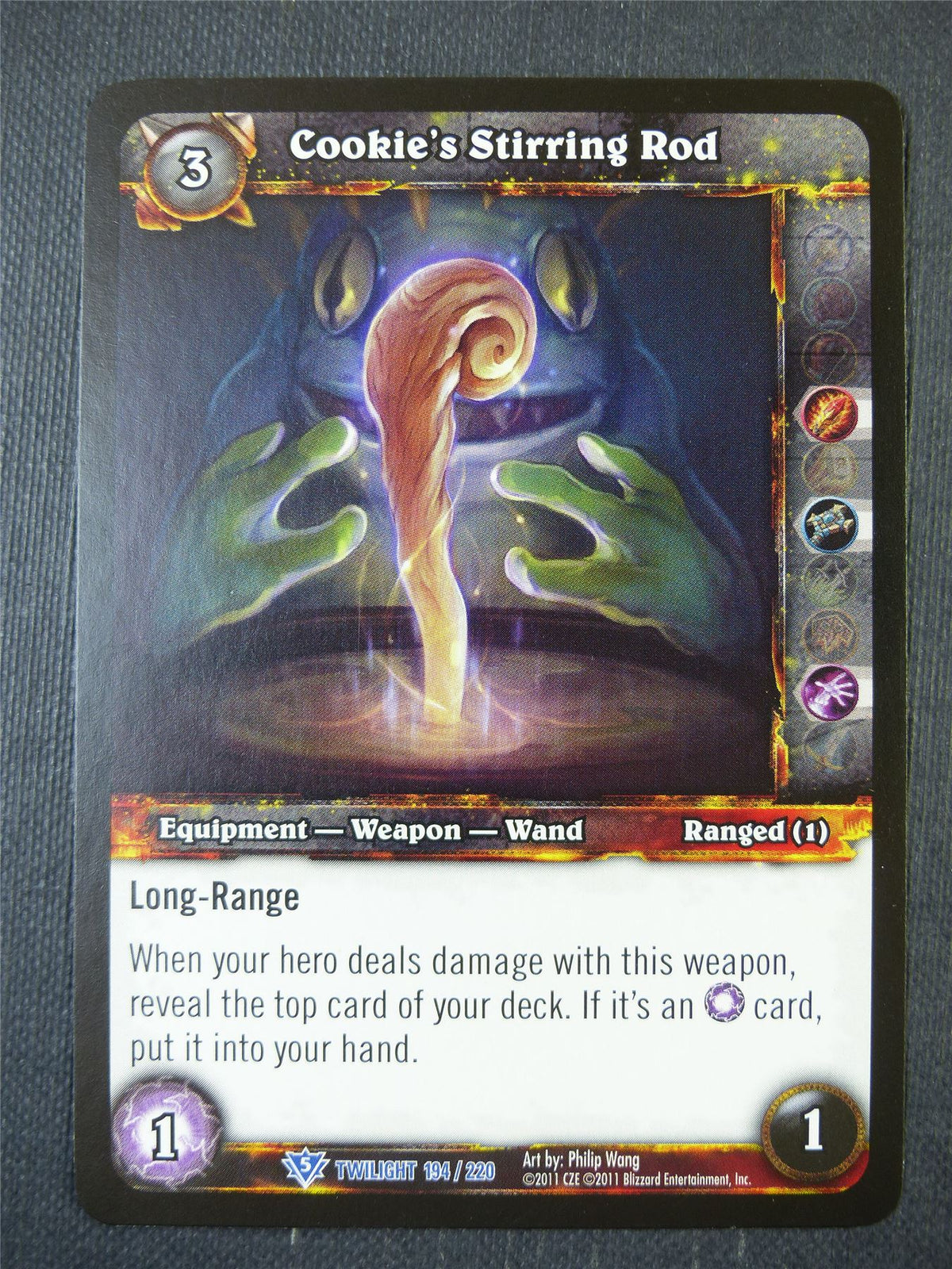 Cookie's Stirring Rod 194/220 - WoW Card #15L