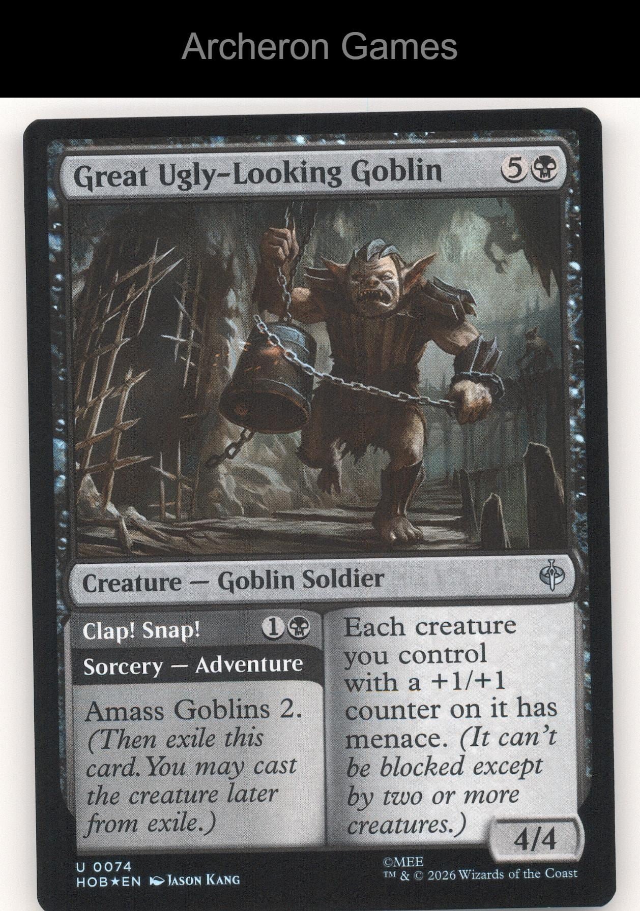 Great Ugly-Looking Goblin HOB 74 UC MTG Card The Hobbit