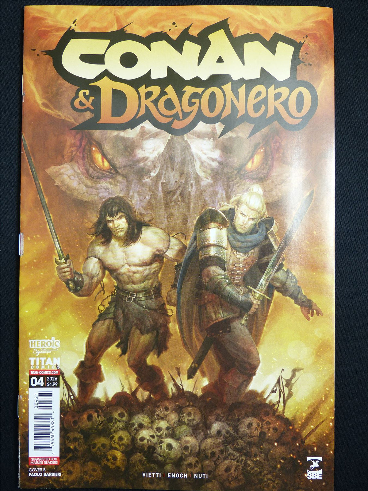 CONAN & Dragonero #4 Cvr B - Aug 2026 Titan Comic #35F