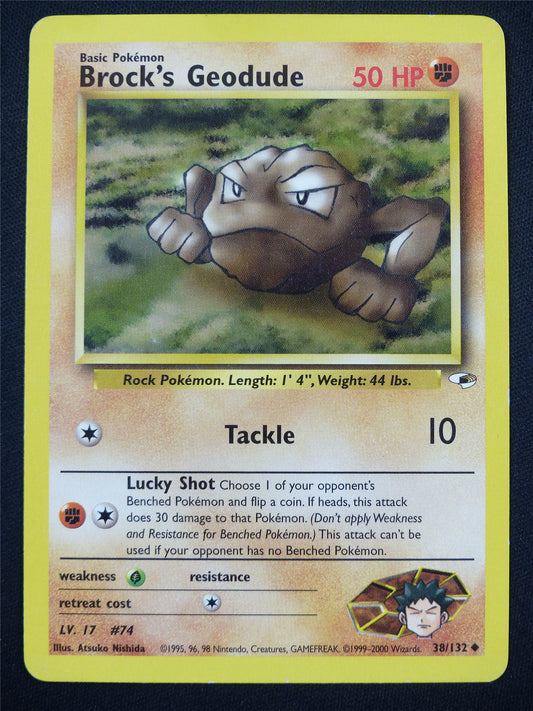 Brock's Geodude 38/132 - Pokemon Card #5LL