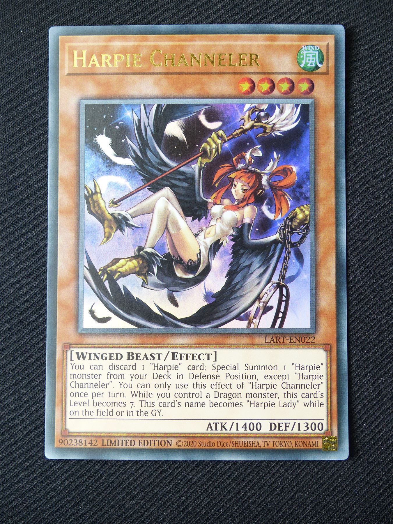 Harpie Channeler LART Ultra Rare - lim ed Yugioh Card #1VC