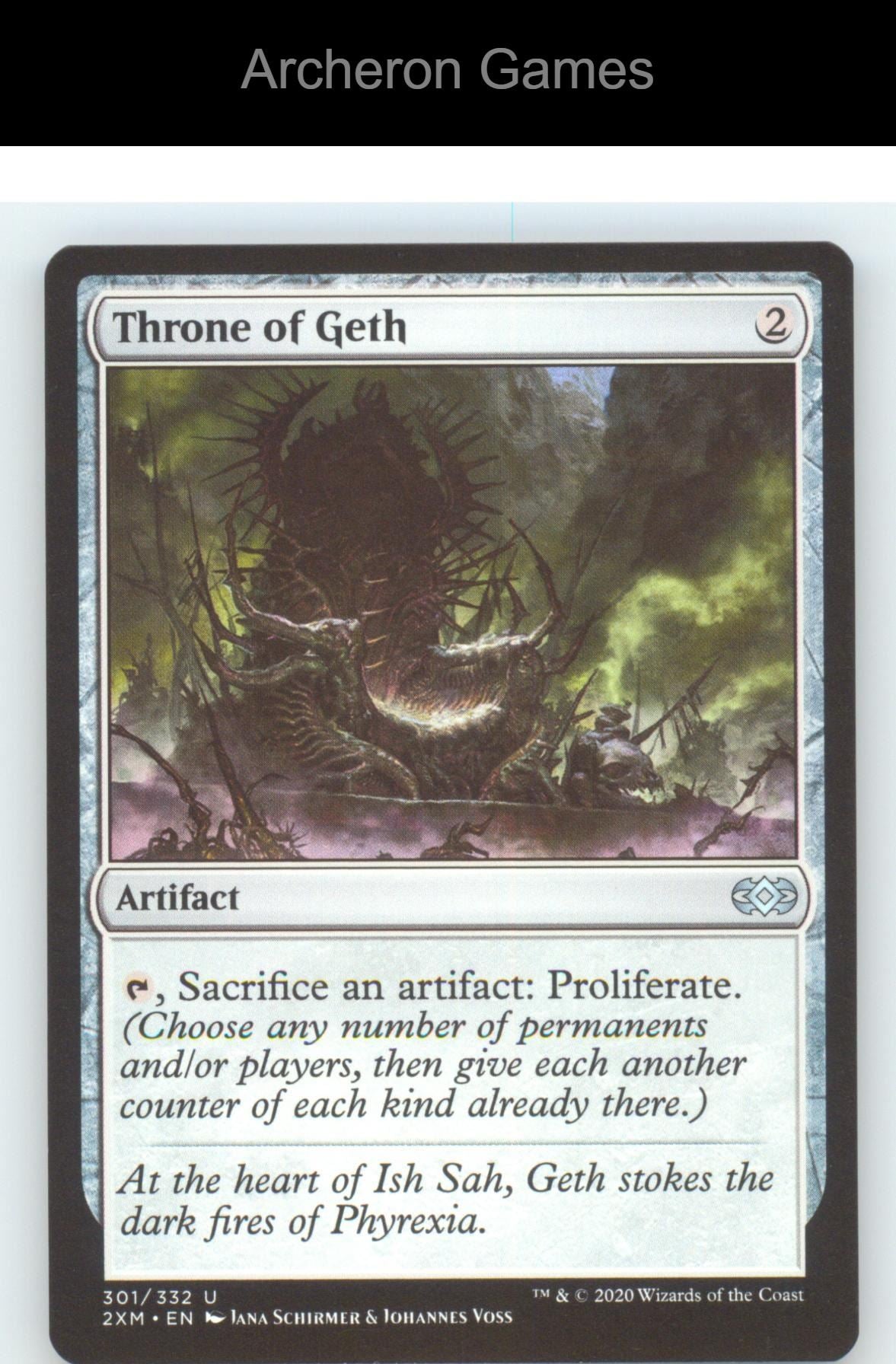 Throne of Geth 2XM 301 UC MTG Card Double Masters