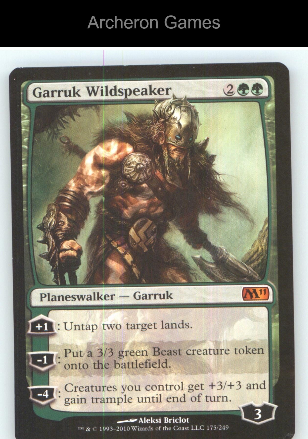 Garruk Wildspeaker M11 175 Mythic MTG Card NM/EX+
