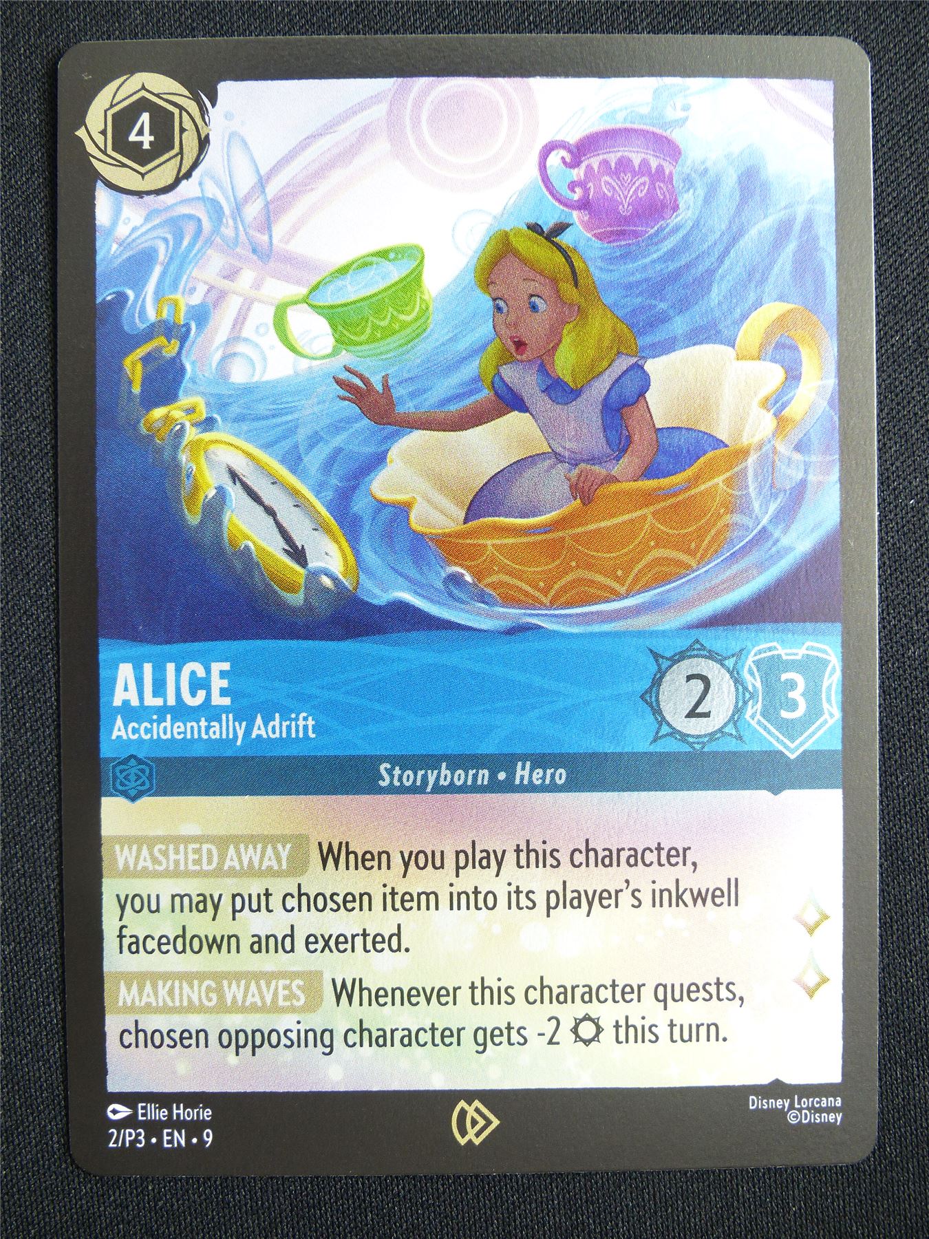 Alice Accidentally Adrift 2/P3 Foil - Lorcana Card #147