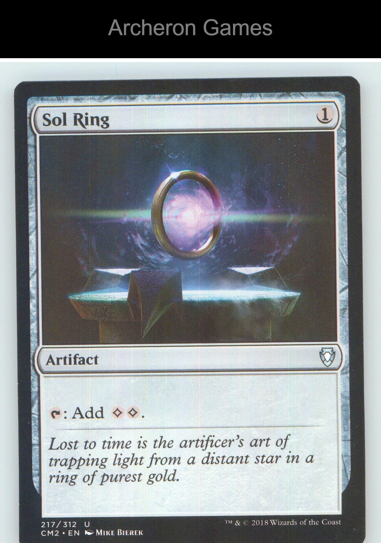 Sol Ring CM2 217 UC MTG Card NM/EX+