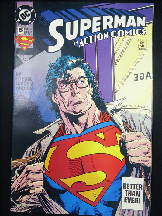 SUPERMAN Action Comics #692 - Marvel Comic #4A3