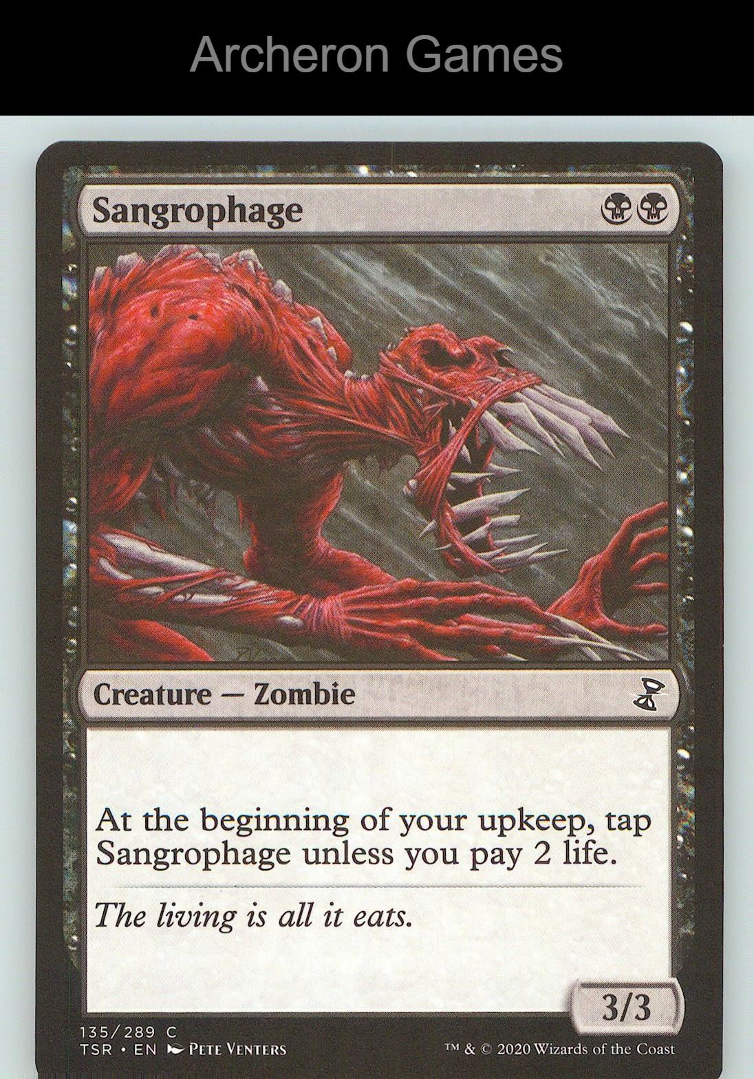 Sangrophage TSR 135 C MTG Card NM/EX+