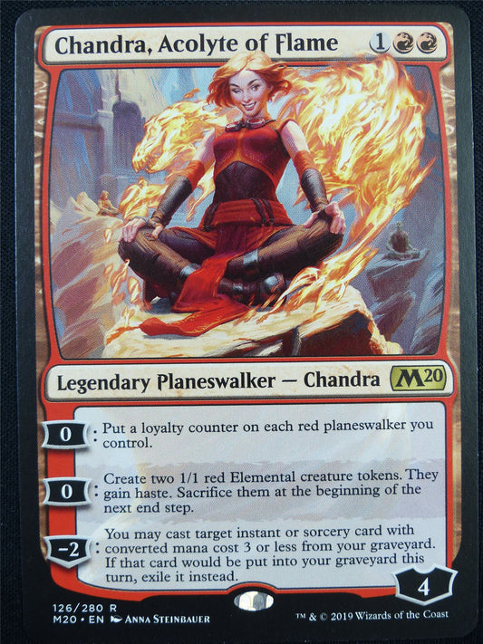Chandra Acolyte of Flame - M20 - Mtg Card #221