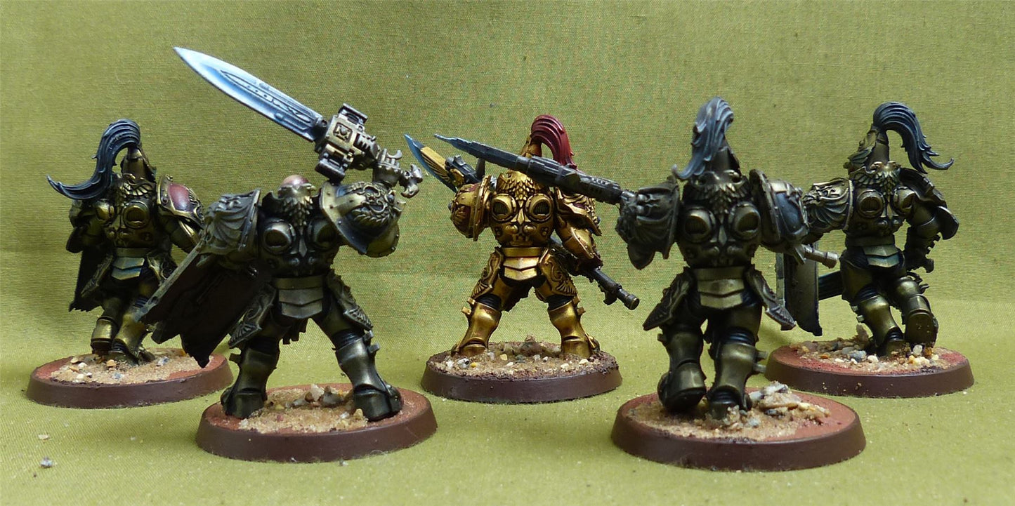 Custodian Guard Squad painted - Adeptus Custodes - Warhammer 40K #1OK